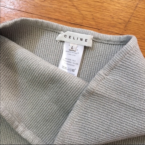 Celine silver sparkle tube top - Picture 5 of 8